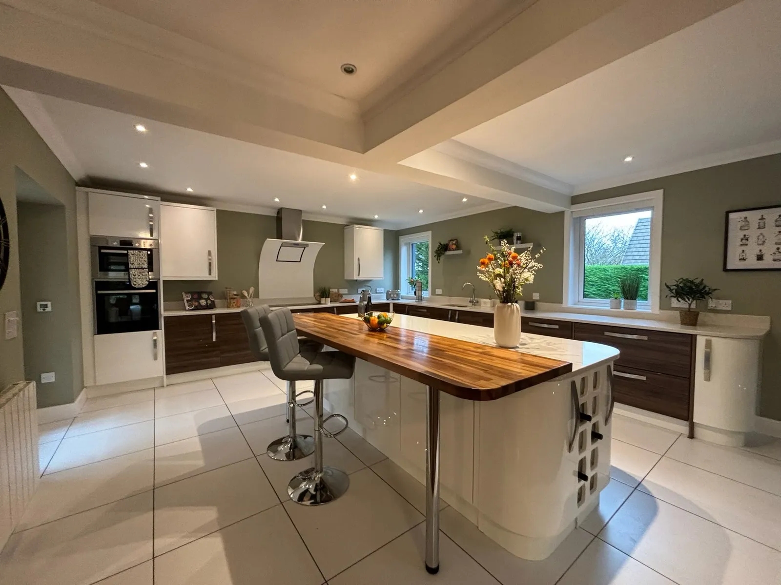 Staged interior at Gleneagles