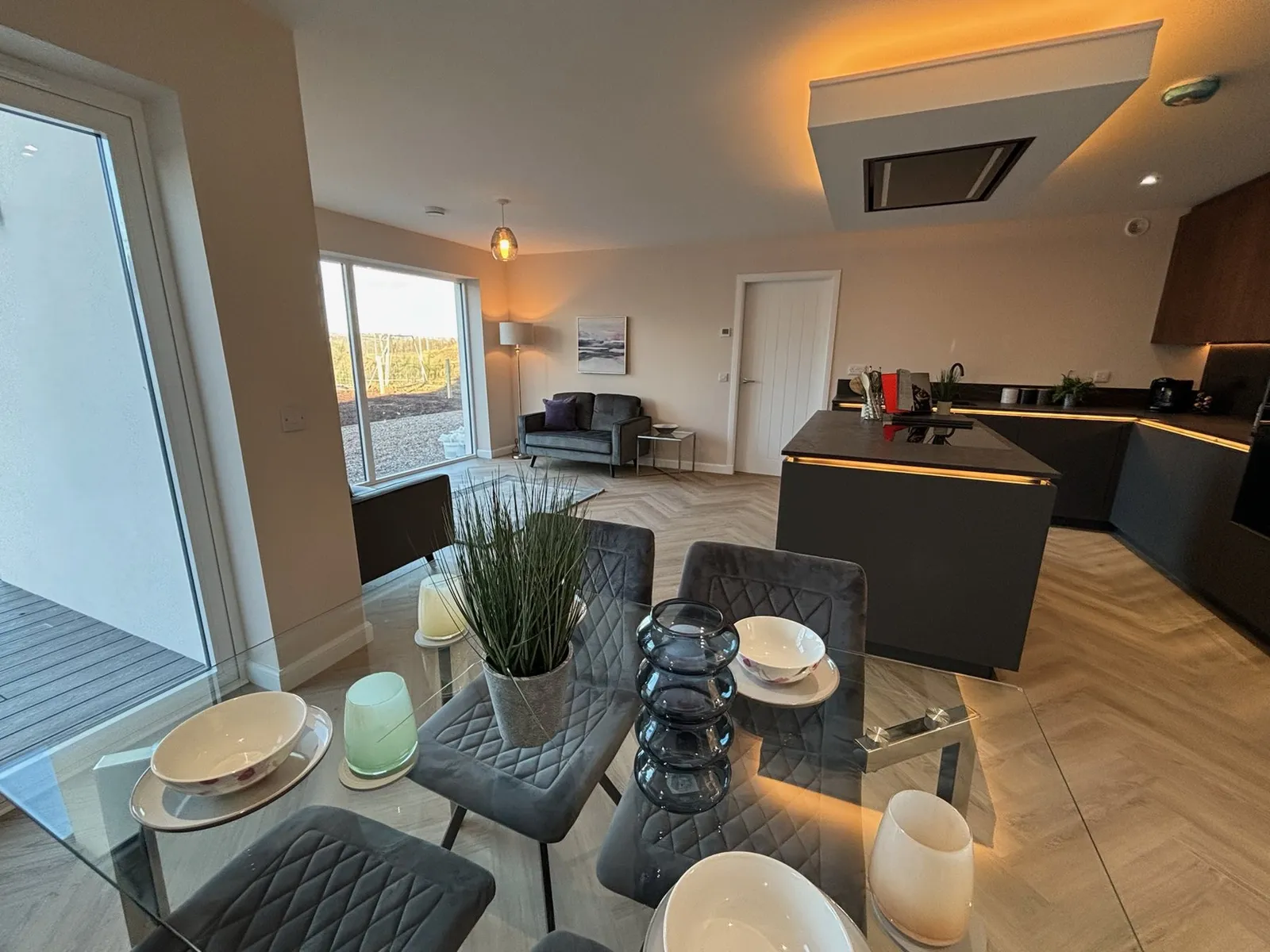 Staged interior at Lownie, by Forfar